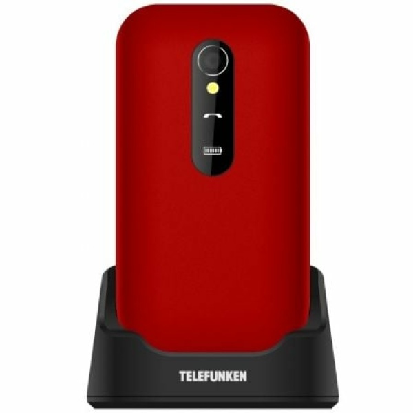 Teléfono Móvil Telefunken S450 para Personas Mayores/ Rojo - Imagen 2