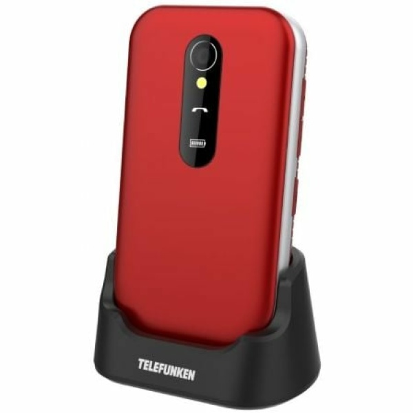 Teléfono Móvil Telefunken S450 para Personas Mayores/ Rojo - Imagen 3