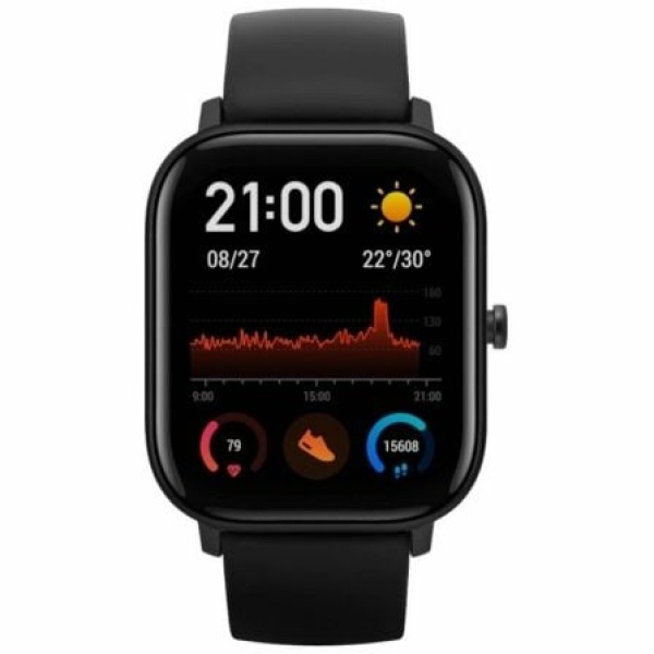 Smartwatch Huami Amazfit GTS/ Notificaciones/ Frecuencia Cardíaca/ GPS/ Negro - Imagen 2