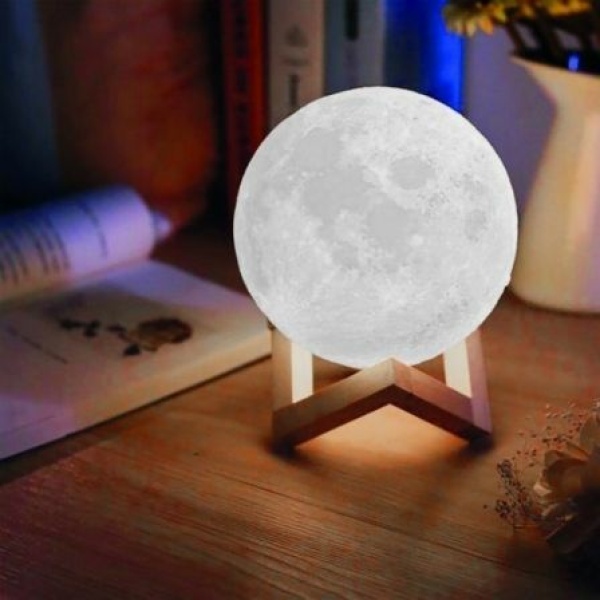 Lámpara Decorativa Jocca Luna 3D/ 3 Modos de Iluminación - Imagen 3