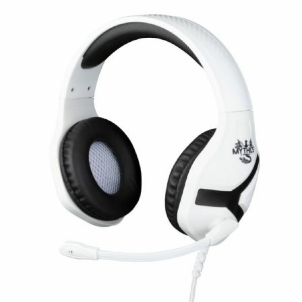 Auriculares Gaming con Micrófono Konix Mythics Nemesis para PS5/ Jack 3.5/ Blanco y Negro