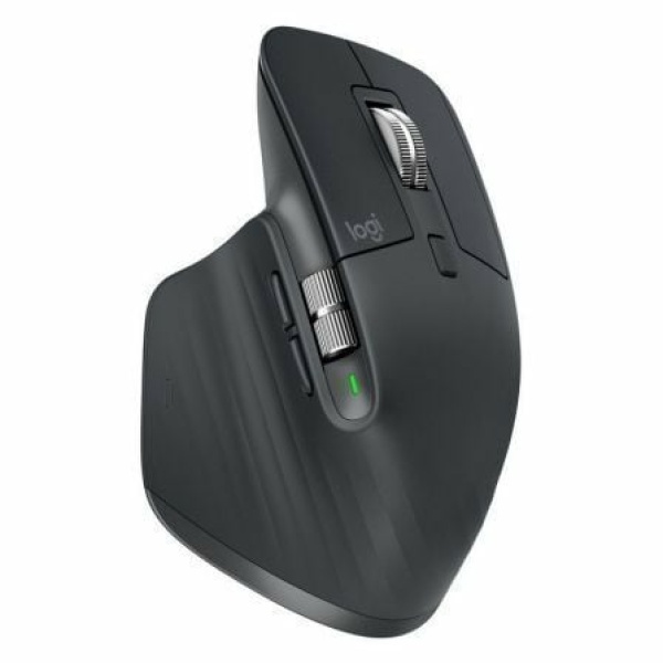 Ratón Ergonómico Inalámbrico por Bluetooth Logitech MX Master 3/ Batería recargable/ Hasta 4000 DPI