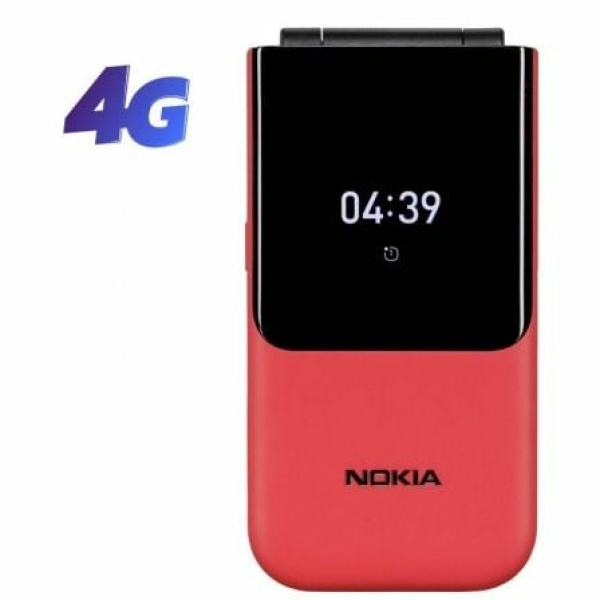 Teléfono Móvil Nokia 2720 Flip Dual SIM/ Rojo