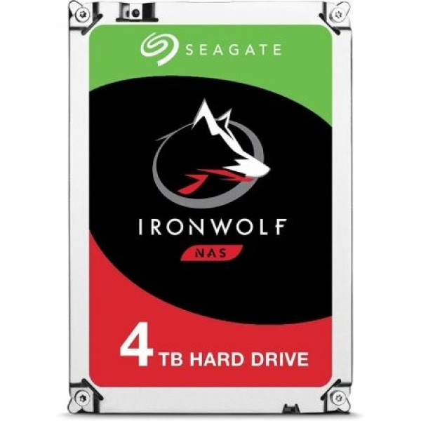 Disco Duro Seagate IronWolf NAS ST4000VN008 4TB/ 3.5"/ SATA III/ 64MB