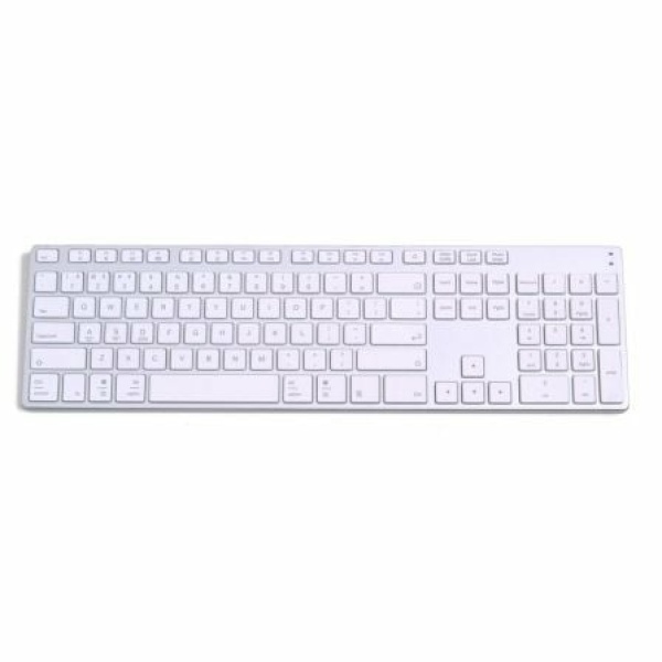 Teclado Inalámbrico por Bluetooth Subblim 3ADE300 Advance Extended/ Plata