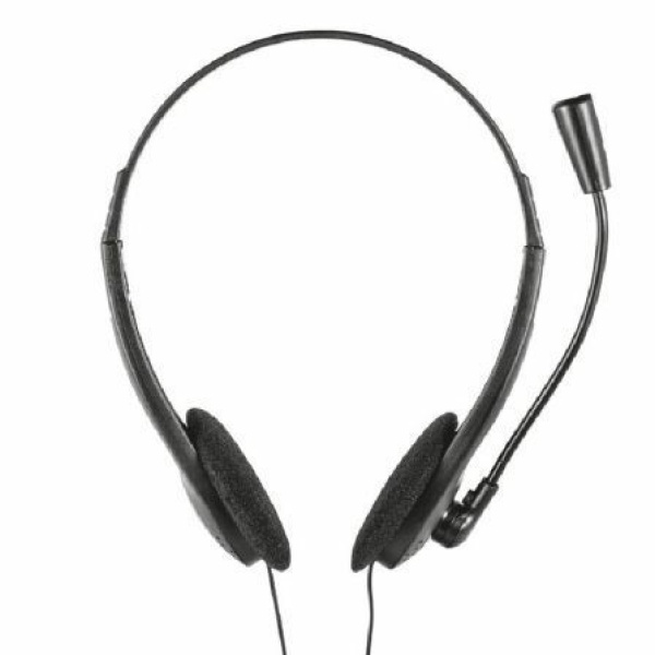 Auriculares Trust HS-100 Chat Headset 24423/ con Micrófono/ Jack 3.5/ Negros - Imagen 2