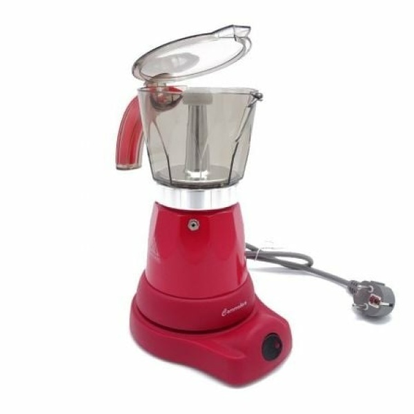 Cafetera Italiana Commodore CM 1017/ 6 Tazas/ Roja