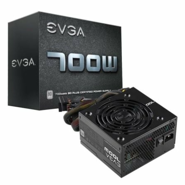 Fuente de Alimentación EVGA 100-W1-0700-K21/ 700W/ Ventilador 12cm/ 80 Plus