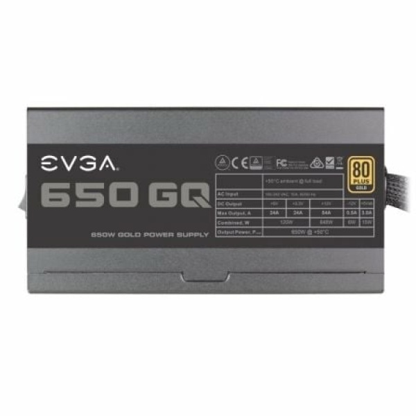 Fuente de Alimentación EVGA 650GQ/ 650W/ Ventilador 13.5cm/ 80 Plus Gold - Imagen 3