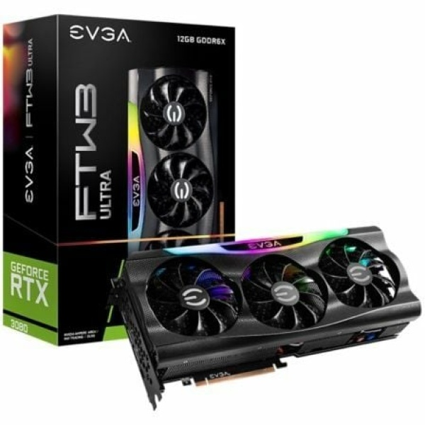 Tarjeta Gráfica EVGA GeForce RTX 3080 FTW3 ULTRA GAMING/ 12GB GDDR6X/ LHR