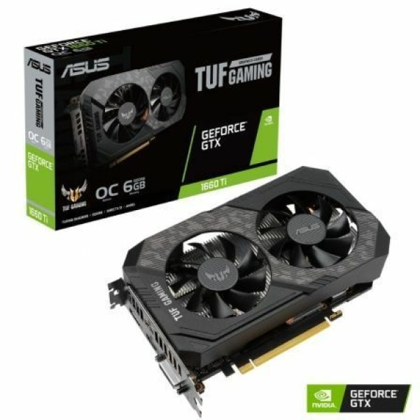 Tarjeta Gráfica Asus TUF Gaming GeForce GTX 1660Ti EVO OC Edition/ 6GB GDDR6