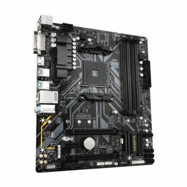 Placa Base Gigabyte B450M DS3H V2 Socket AM4/ Micro ATX - Imagen 3