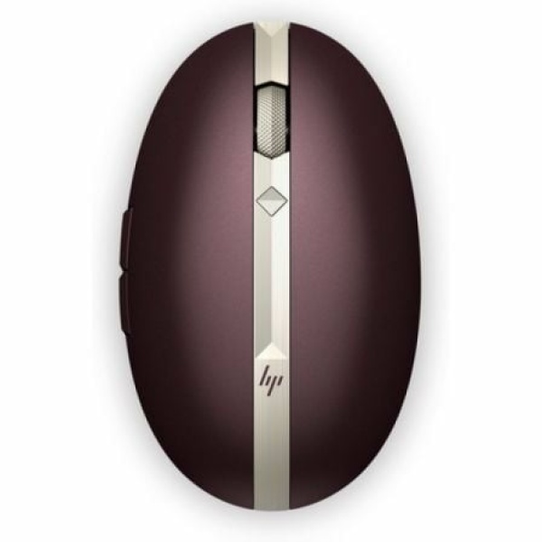 Ratón Inalámbrico por Bluetooth HP Spectre 700/ Batería recargable/ Hasta 1200 DPI/ Burdeos