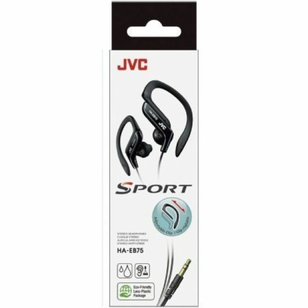 Auriculares Deportivos JVC HA-EB75/ Jack 3.5/ Negros - Imagen 2