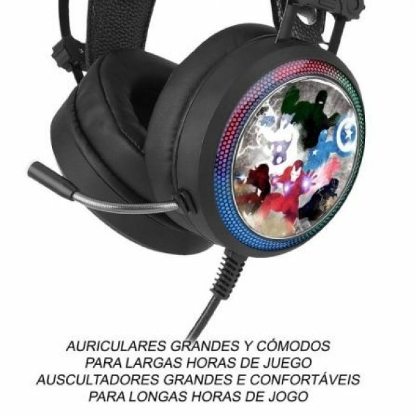 Auriculares Gaming con Micrófono Marvel Avengers 002/ USB - Imagen 3