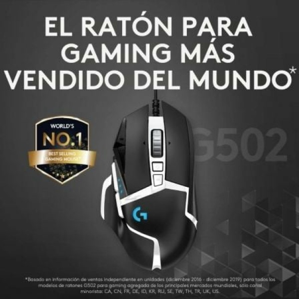 Ratón Gaming Logitech G502 Hero Special Edition/ Hasta 25600 DPI - Imagen 3