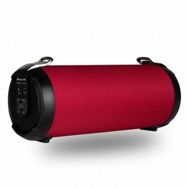 Altavoz con Bluetooth NGS Roller Tempo/ 20W/ 1.0/ Rojo