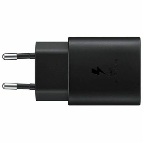 Cargador de Pared Samsung EP-TA800NBEGEU/ 1 USB Tipo-C/ 25W/ Formato Bulk