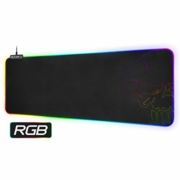 Alfombrilla Spirit of Gamer Skull RGB Gaming con Iluminación LED/ 800 x 300 x 3mm