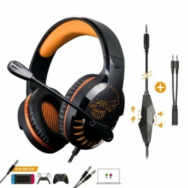 Auriculares Gaming con Micrófono Spirit of Gamer PRO-H3 MultiPlataforma Edition/ Jack 3.5/ Naranja - Imagen 3