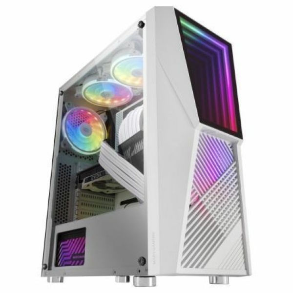 Caja Gaming Semitorre Mars Gaming MC777/ Blanca