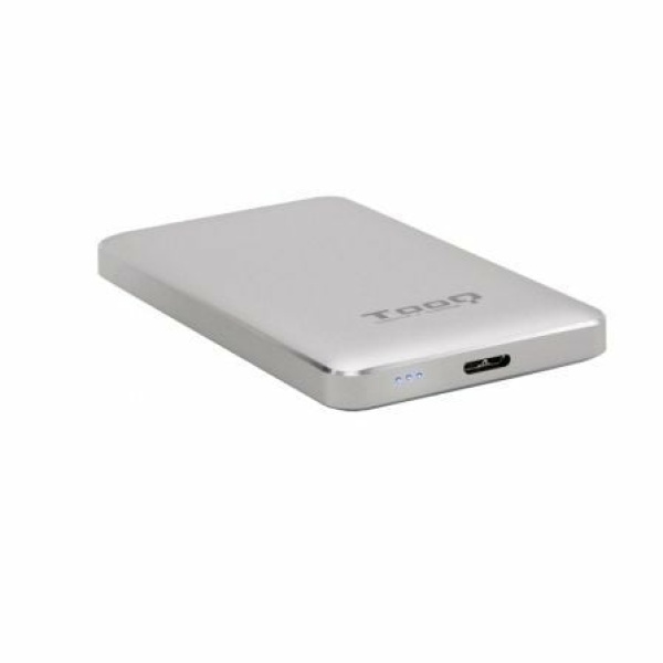 Caja Externa para Disco Duro de 2.5" TooQ TQE-2531S/ USB 3.1/ Incluye Adaptador USB a USB Tipo-C - Imagen 2