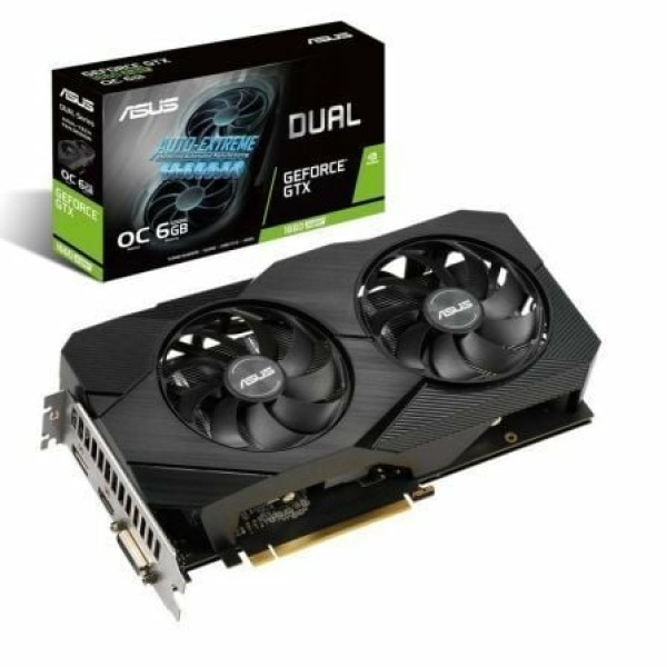 Tarjeta Gráfica Asus GeForce GTX 1660 SUPER OC DUAL/ 6GB GDDR6