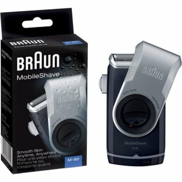 Afeitadora Braun MobileShave M90/ a Pilas