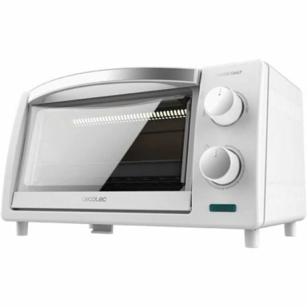 Horno de Sobremesa Cecotec Bake and Toast 1000/ 800W/ Capacidad 10L/ Blanco