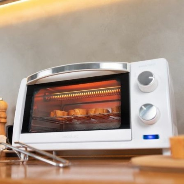 Horno de Sobremesa Cecotec Bake and Toast 1000/ 800W/ Capacidad 10L/ Blanco - Imagen 3