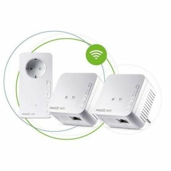 Adaptador Powerline Devolo Magic 1 WiFi Mini 1200Mbps/ Alcance 400m/ Pack de 3 - Imagen 3