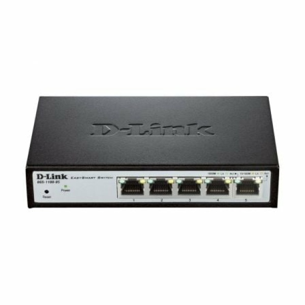 Switch D-Link DGS-1100-05 5 Puertos/ RJ-45 10/100/1000