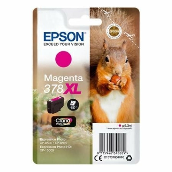 Cartucho de Tinta Original Epson nº378 XL Alta Capacidad/ Magenta