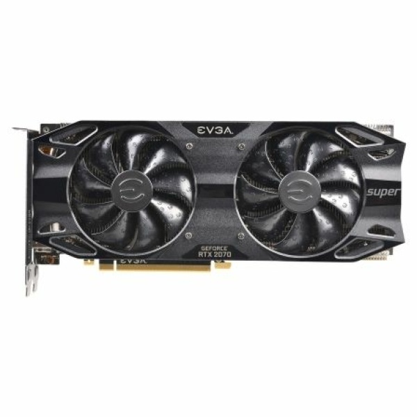 TARJETA GRÁFICA EVGA GEFORCE RTX 2070 SÚPER BLACK GAMING - 8GB GDDR6 - 1770 MHZ - PCI 3.0 - HDMI - 3*DISPLAYPORT - USB TIPO-C - ICX2 COOLING - Imagen 2