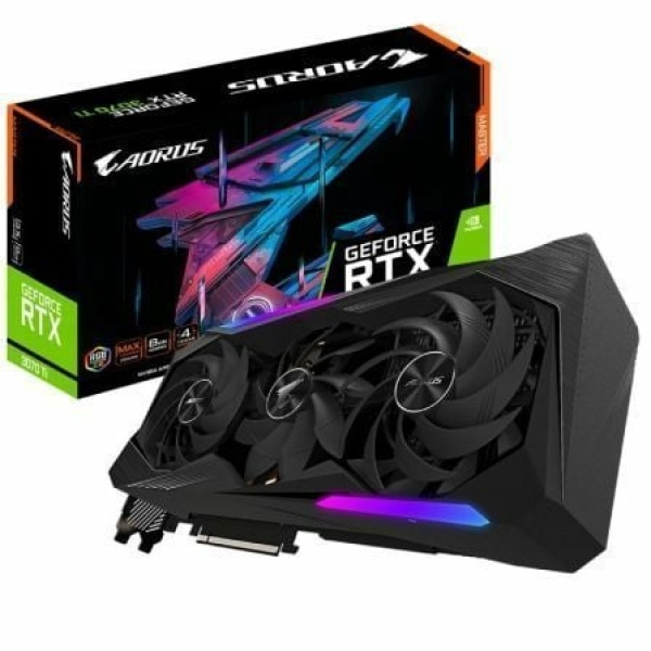 Tarjeta Gráfica Gigabyte AORUS GeForce RTX 3070TI MASTER 8G/ 8GB GDDR6X