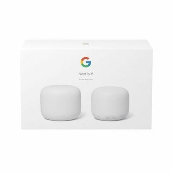 Sistema Mesh Google Nest GA00822-ES/ 2.4GHz 5GHz/ Pack de 2