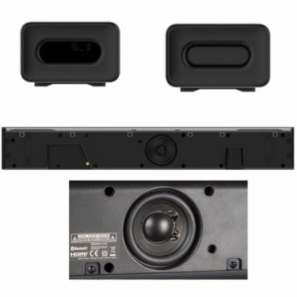 Barra de Sonido con Bluetooth Hisense HS214/ 108W/ 2.1/ Negra - Imagen 3