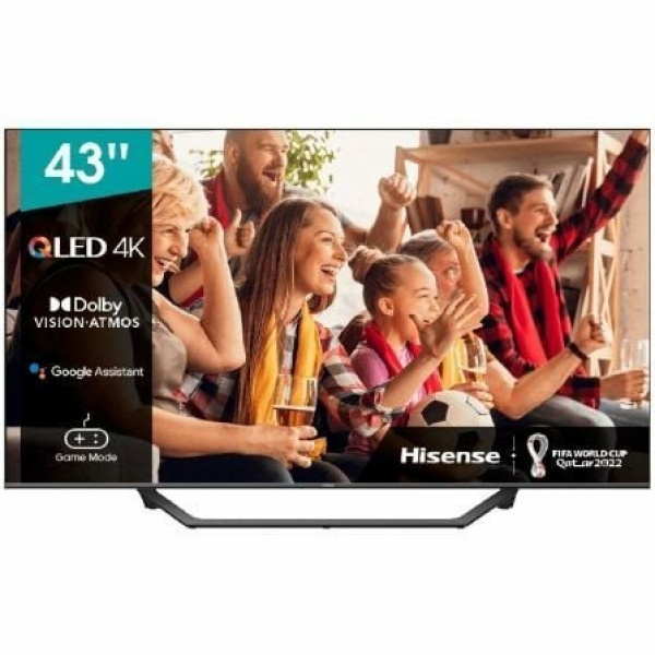 Televisor Hisense QLED TV 43A7GQ 43"/ Ultra HD 4K/ Smart TV/ WiFi