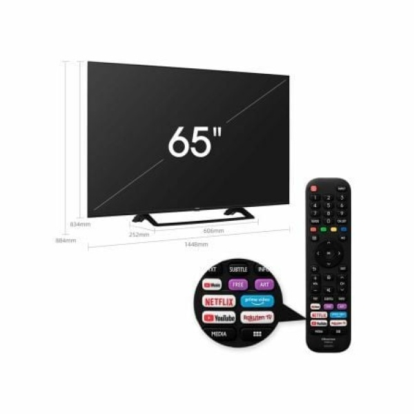 Televisor Hisense 65A7300F 64.5"/ Ultra HD 4K/ Smart TV/ WiFi - Imagen 2