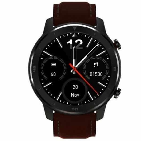 Smartwatch Innjoo Voom Sport Leather/ Notificaciones/ Frecuencia Cardíaca/ Marrón