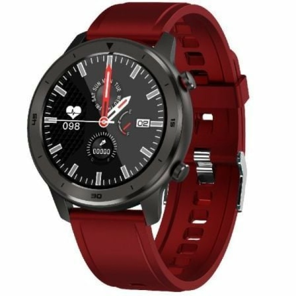 Smartwatch Innjoo Voom Sport/ Notificaciones/ Frecuencia Cardíaca/ Rojo