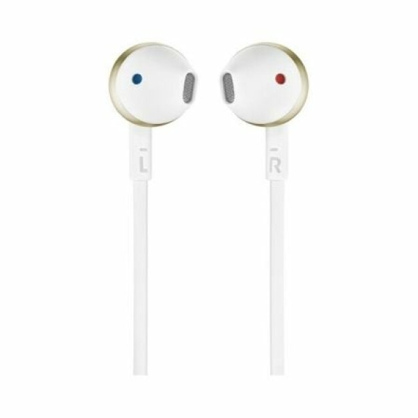 Auriculares Intrauditivos JBL 205/ con Micrófono/ Jack 3.5/ Oro Champán y Blancos - Imagen 2