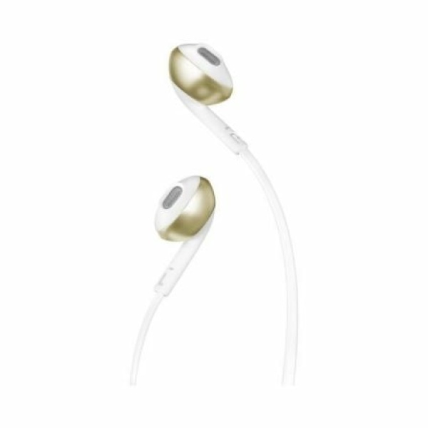 Auriculares Intrauditivos JBL 205/ con Micrófono/ Jack 3.5/ Oro Champán y Blancos - Imagen 3