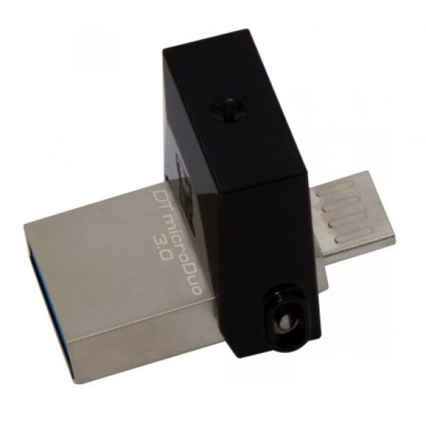 PENDRIVE KINGSTON DATATRAVELER MICRODUO - 32GB - CONECTORES USB-A Y MICROUSB - COMPATIBLE OTG - USB 3.0