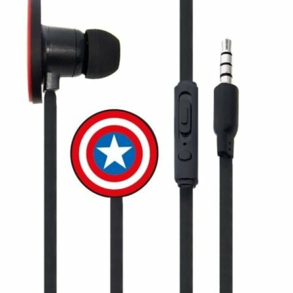 Auriculares Intrauditivos Marvel Capitán América 003/ con Micrófono/ Jack 3.5 - Imagen 2