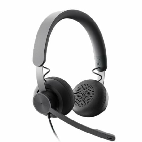 Auriculares Logitech Zone Wired/ con Micrófono/ USB/ Negros