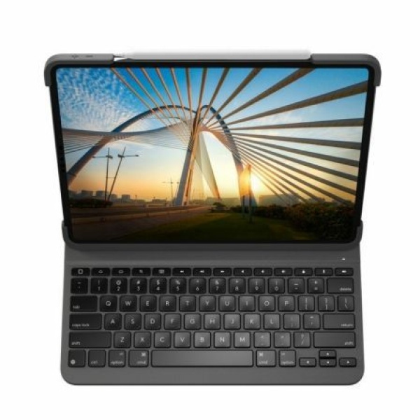 Funda con Teclado Logitech SLIM Folio PRO para Tablets Apple Ipad Pro 3ª y 4ª Gen 12.9"/ Negro - Imagen 2