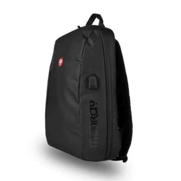 Mochila Monray Backpack Delish para Portátiles hasta 15,6"/ Puerto USB/ Negra - Imagen 3