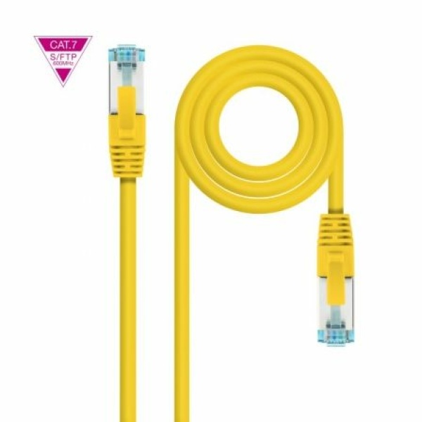 Cable de Red RJ45 SFTP Nanocable 10.20.1702-Y Cat.7/ 2m/ Amarillo - Imagen 2