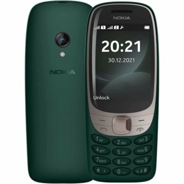 Teléfono Móvil Nokia 6310 Dual SIM/ Verde Oscuro